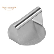 Stainless Steel Burger , 5.5 Inches, Round Burger Smasher, Non-Adhesive Bacon and Grill  for Steaks,