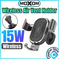 Wireless Phone Holder Moxom Wireless Charger Car Holder Car Phone Holder Car Aircon Air Vent