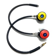 Diving snorkel, second stage snorkel, underwater diving device, adjustable second stage regulator,