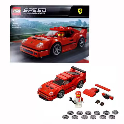 LEGO 75890 Speed Champions Ferrari F40 Competizione Building Kit