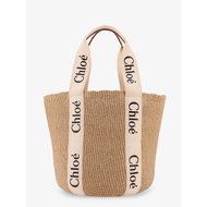 [pre-order] Chloe' Woody Raffia shoulder bag - White