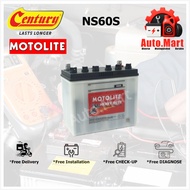 Bateri Kereta / Car Battery - Century - Motolite Heavy Duty - Wet - NS60/ S/ L/ LS