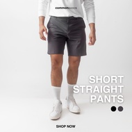 Common Goods Short Straight Pants - Dark Grey