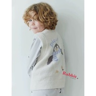 Little Rabbit Grocery Shop Japan Gelato pique Baby Series Cute Penguin Jacquard Fleece Vest