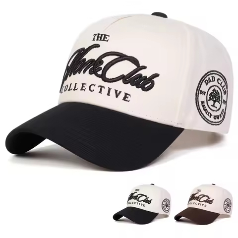 Unisex THE MARE CLUB COLLECTIVE Embroidery Baseball Caps Spring Autumn Outdoor Adjustable Casual Hat