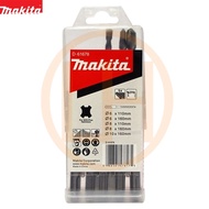 Makita 5 Pcs Standard SDS Plus Drill Bit Assortment Set D-61678