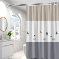 70g/㎡Thin Chandelier peva Waterproof Mildewproof Printed Door Curtain Bathroom Shower Curtain The pa