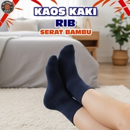 Bamboo RIB Socks - Bamboo Fiber Ruffle Socks - Bamboo RIB Various Colors - Flower.City