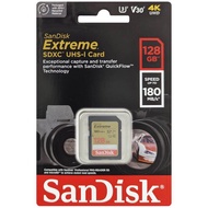 SanDisk Extreme V30 U3 C10 UHS-I SDXC 記憶卡 128GB [R:180 W:90]