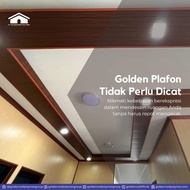 plafon pvc laminate motif kayu doff 