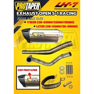 PROTAPER S1 RACING EXHAUST EKZOS PIPE Y15 Y15ZR / LC135 LC 135 4S 5S STAINLESS STEEL EKZOS CUTTING A