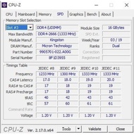 Kingston DDR4-2666 16GB 記憶體