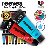 Reeves Intro Acrylic Colour 100ml Tube | Color Chart, Reeves | Acrylic Painting | Acrylic Paint