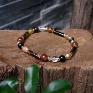 事業運人緣 ∣ 紅銅鈦 金曜石 太陽石 手鍊