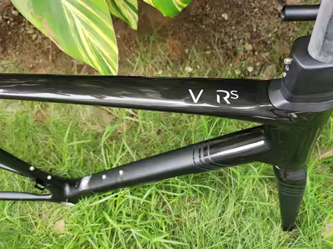 V5RS T1200 carbon fiber road bike, frame includes: (1. Accessories, 2. Front fork, 3. Seat tube, 4. 