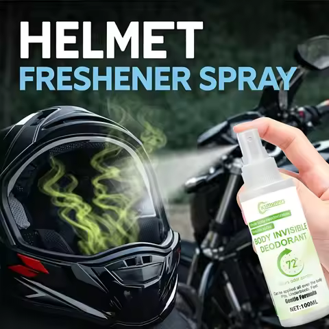 Helmet Fresh Deodorizing Spray for Daily Helmet Liner Care, Eliminates Musty Odors and Keeps Helmets