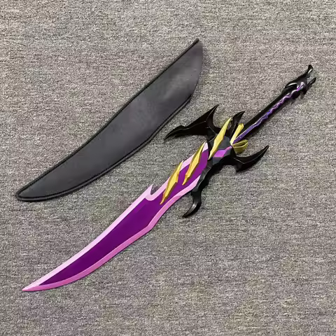 30inch Mizushino Shun Katana Anime Solo Leveling Cosplay Prop Ninja Knife Sword Wooden Real Japanese