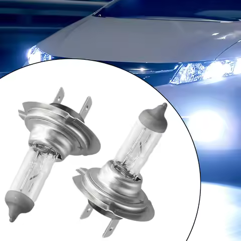 2Pcs Car H7 Xenon Headlight 12V 55W 6000K Halogen Super White Light Automobile Daytime Running Light