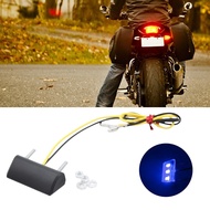Waterproof Motorcycle Tail light 12V ABS Plastic Number Plate 3LED Lamps for Motorcycle Universal License Plate profatmy profatmy