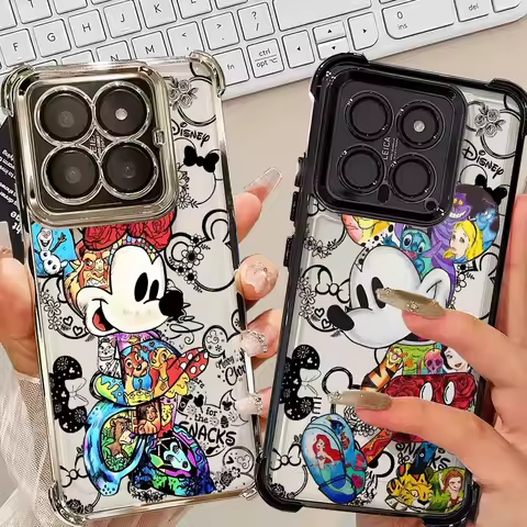 Cute Mickey Mouse For Xiaomi Redmi A5 A3 A1 15C 14C 13 POCO F8 Note 14 13 Mi 15T 14T 14 Ultra Pro So