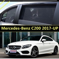 Magnetic For Mercedes-Benz C200 2017-UP Car Window Sunshade Sun Shade Car Curtains Car Accessories