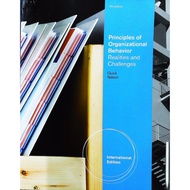 Cengage Principles of Organizational Behavior : Realities and Challenges 7th Edition (International 