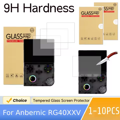 1/2/5/10PCS Tempered Film For Handhelds High Quality 9h Hd Film Protective Film Anti-glare For Anber