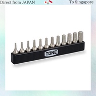 TONE Torx Plus Bit Set, BTIP12S, Bit Insert, 12-Piece Set