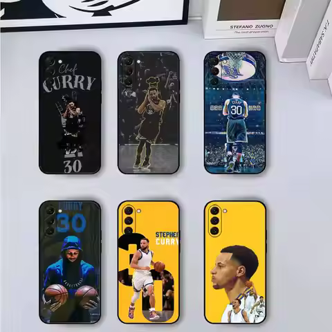 S-Stephen Curry Superstar Basketball Phone Case For Samsung Galaxy A73,A72,A71,A70,A53,A52,A51,Soft 