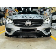 Mercedes Benz W213 E300 E350 E400 2019 2020 2021 E43 BR style Front lip skirt diffuser bodykit body 