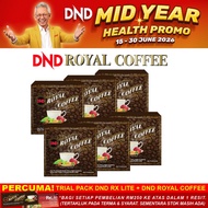 DND Royal Coffee + Sacha Inchi, Lingzhi & Ginseng (6 Kotak)