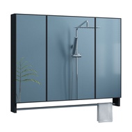 Bathroom Mirror Cabinet Bathroom Space Aluminum Storage Cabinet Simple Moisture Proof Bathroom Cabinet (zy)