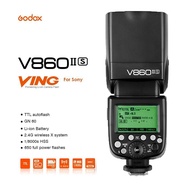 ! GODOX V860II / V860 II For Sony TTL Speedlite Wireless Flash 2.4G HSS usb Firmware Update with LI-