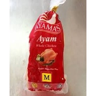 Ayamas Ayam Mentah, Whole Chicken 900g - 1kg