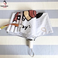 TAZ1345 พิมพ์ลายสุนัข เครยอนชินจังร่มอัตโนมัติ ตัวอักษรสำหรับเด็ก การ์ตูนอะนิเมะ Crayon Shin Chan su