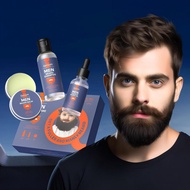 [Best Seller] Set Penjagaan Janggut Lelaki QUIYUM 3-Piece, Kit Penjagaan Kulit Lelaki, tersedia untu