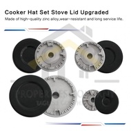 Universal Burner Hat Set Cooker Oven Hob Gas Burner Crown Flame Cap Cover