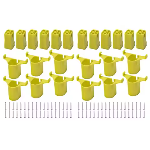 AB47-For Ryobi 18V Cordless 12+ 12 Battery Mounts Tool Holders Kit- Organizes 18V Tool Battery Stora