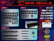 MOSSO BIKE FRAME DECALS