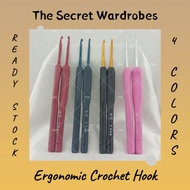 [TSW] Single Hook C: Crochet Hook / Soft Handle Crochet Hook / Ergonomic Crochet Hook / 钩针