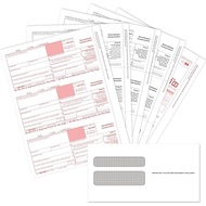 1099 NEC Tax Forms 2025 with Envelopes, 1099 NEC Tax Form Kit– Great for Accounting, 25 Self Seal En