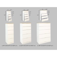 Chest of drawers / White chest drawers / Drawers cabinet / 5 tier chest drawers / White gloss drawer