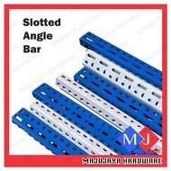 Besi Angle Rak Slotted Angle Bar Angle Rak 6ft 6kaki Screw Angle Rak M6 Size
