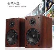 5-inch 2.0 passive wooden bookshelf speakers, Advanced wooden Hi-Fi Speakers