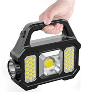 COB CAMPING FLASHLIGHT#LAMPU EMERGENCY EMERGENCY#SENTER SOLAR PANEL