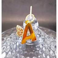 375 Gold Alphabet pendant