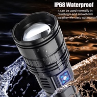 15000mah Most Powerful Led Flashlight Long shot lampu suluh Built-in Battery Long Range Spotlights 1