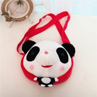 Cute Panda Diagonal Bag Girls All-Match Sweet Plush Bag Cartoon Shoulder Bag Chengdu Souvenir Gift