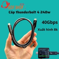 C to C Thunderbolt 4 fast charging cable 240 w Length 0.8m Image output Type C Cable Type C to Type 