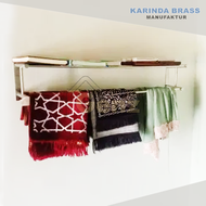 Rak Dinding Susun Serbaguna Kamar Tidur Gantungan Handuk Kamar Mandi Tempat Alquran Baju Mukena Saja